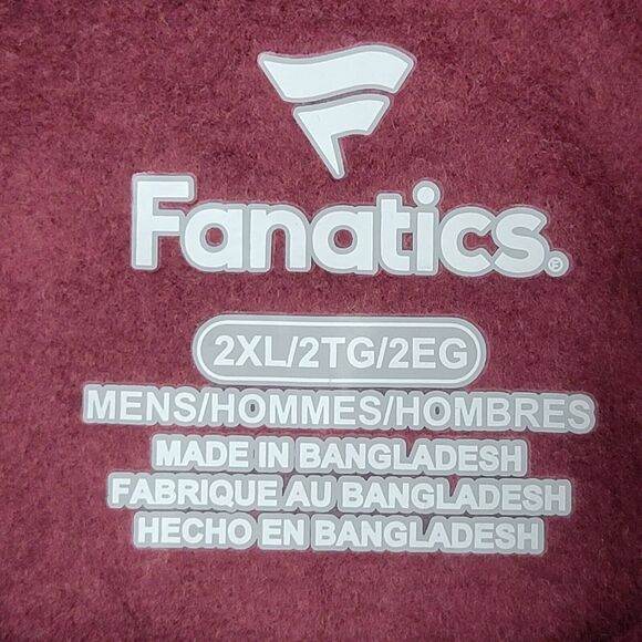 Fanatics Texas A&M Aggies Mens 2XL Sweatshirt Maroon White Extra Point Hoodie - Picture 4 of 13